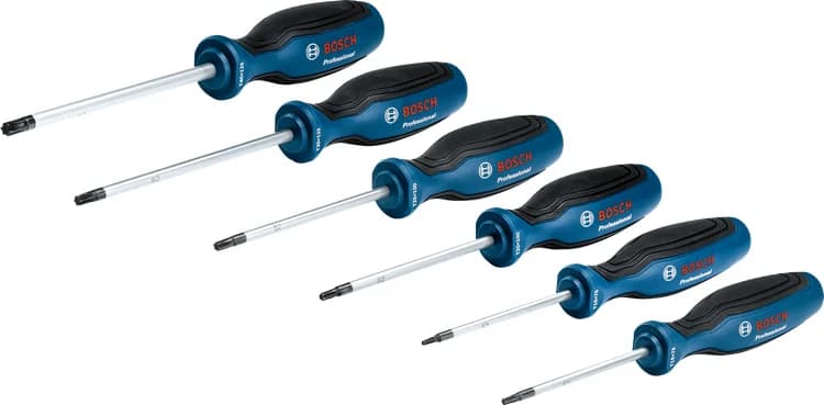 بوش Screwdriver Set, TX, 6 pcs طقم مفكات — Screwdriver Set, TX, 6 pcs