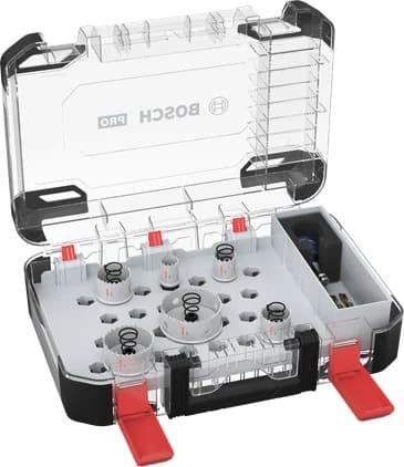 بوش Sheet Metal PC Plus Hole Saw Set, 8 pcs طقم منشار ثقب للصفائح المعدنية PC Plus — Sheet Metal PC Plus Hole Saw Set, 8 pcs