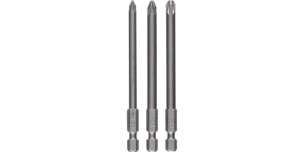 بوش Double Ended Screwdriver Bit Set 3 Pieces (PZ) طقم لقمة مفك مزدوجة — Double Ended Screwdriver Bit Set 3 Pieces (PZ)