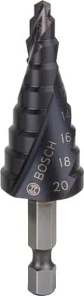 بوش HSS-AlTiN step drill bits 3165140666503 ريش دريل متدرجة — HSS-AlTiN step drill bits 3165140666503