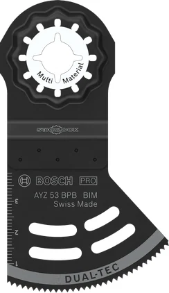 بوش AYZ 53 BPB Multitool Blade, 53 x 40 mm 4059952655932 شفرة أداة متعددة — AYZ 53 BPB Multitool Blade, 53 x 40 mm 4059952655932