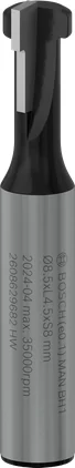 بوش ريشة راوتر ثقب مفتاح، Ø 8.5 × Ø 5.6، ساق 8 مم — Router Keyhole Bit, Ø 8.5 x Ø 5.6, Shank 8 mm