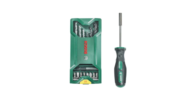 بوش طقم ريش حفر ومفكات Mini-X-Line، 16 قطعة — Mini-X-Line Drill and Screwdriver Bit Set, 16 pieces