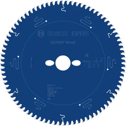 بوش EXPERT Wood Circular Saw Blade, 250 x 2.5/1.8 x 30 mm, T80 شفرة منشار دائري — EXPERT Wood Circular Saw Blade, 250 x 2.5/1.8 x 30 mm, T80