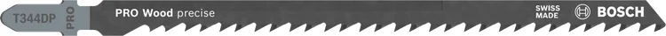 بوش Wood precise T344DP شفرة منشار أركت، 152 مم، 5 قطع — Wood precise T344DP Jigsaw Blade, 152 mm, 5 pcs