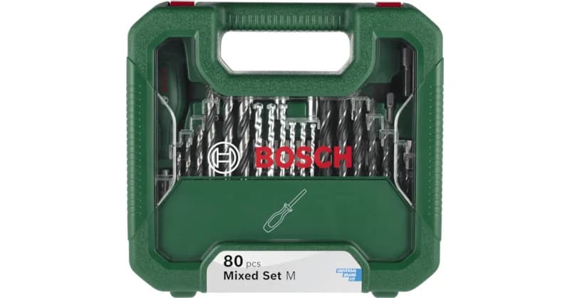 بوش طقم مختلط M، 80 قطعة — Mixed Set M, 80 pcs