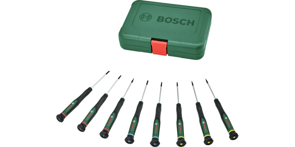 بوش Precision Screwdriver Set 8-Piece — Precision Screwdriver Set 8-Piece