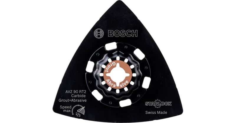 بوش Starlock AVZ 90 RT2 Carbide RIFF Sanding Plate لوح صنفرة كربيد — Starlock AVZ 90 RT2 Carbide RIFF Sanding Plate