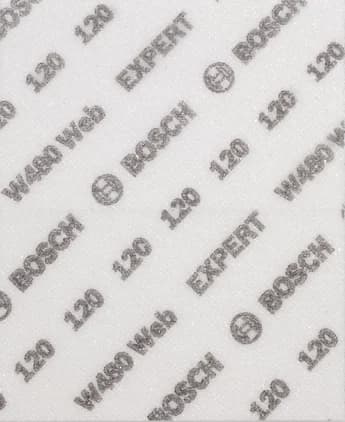 بوش EXPERT W480 Web 1/4 ورقة صنفرة يدوية — EXPERT W480 Web 1/4 Hand Sanding Sheet, 115 x 140 mm, G120