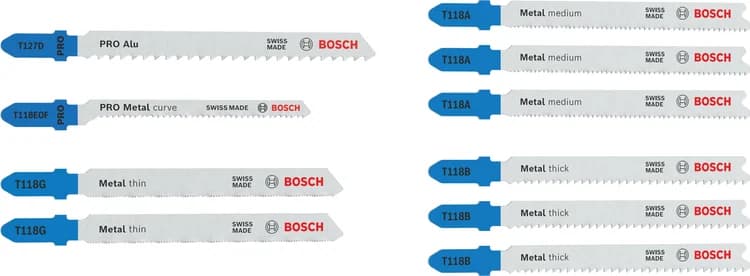 Bosch Metal Jigsaw Blade Set, 10 pcs 4053423705263 — Metal Jigsaw Blade Set, 10 pcs 4053423705263