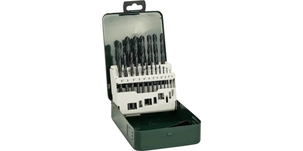 بوش Metal Drill Bit HSS-R, DIN 338 Set 19 Pieces طقم لقمة ثقب معادن — Metal Drill Bit HSS-R, DIN 338 Set 19 Pieces