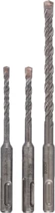 بوش 3-piece SDS plus-5 hammer drill bit set 5/6/8 mm 3165140011938 ريش مثقاب مطرقي — 3-piece SDS plus-5 hammer drill bit set 5/6/8 mm 3165140011938