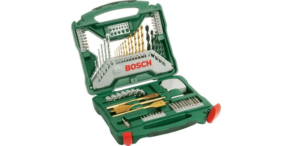 بوش X-Line Drill- and Screwdriver Bit Set TiN-coated 70 pieces طقم ريش حفر ومفكات X-Line مطلية TiN، 70 قطعة — X-Line Drill- and Screwdriver Bit Set TiN-coated 70 pieces