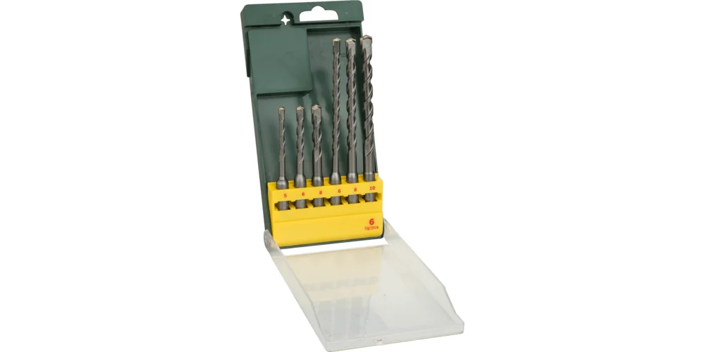 بوش SDS plus طقم ريش مثقاب مطرقي 6 قطع — SDS plus Hammer Drill Bit Set 6 Pieces