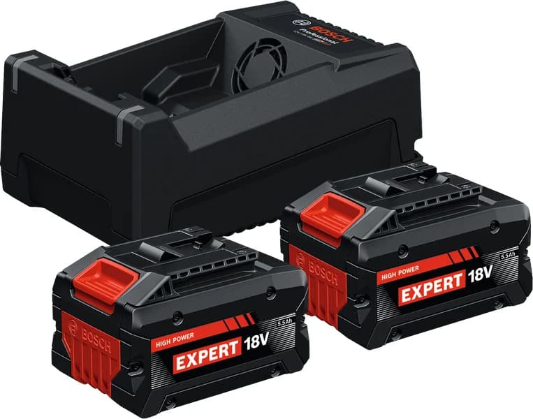 بوش 2x EXBA18V-55 + GAL12V/18V-80 1600A0373P — 2x EXBA18V-55 + GAL12V/18V-80 1600A0373P