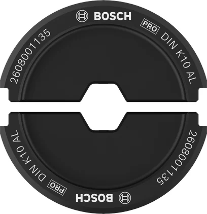 بوش Crimping Die, DIN K10 AL, 10 mm², Aluminium قالب كبس — Crimping Die, DIN K10 AL, 10 mm², Aluminium