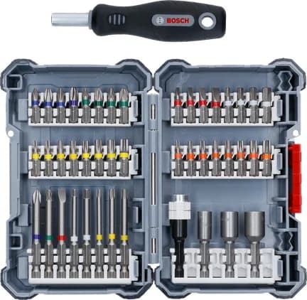 بوش 45-piece Customisable Screwdriver Bit Set طقم ريش مفكات قابلة للتخصيص — 45-piece Customisable Screwdriver Bit Set