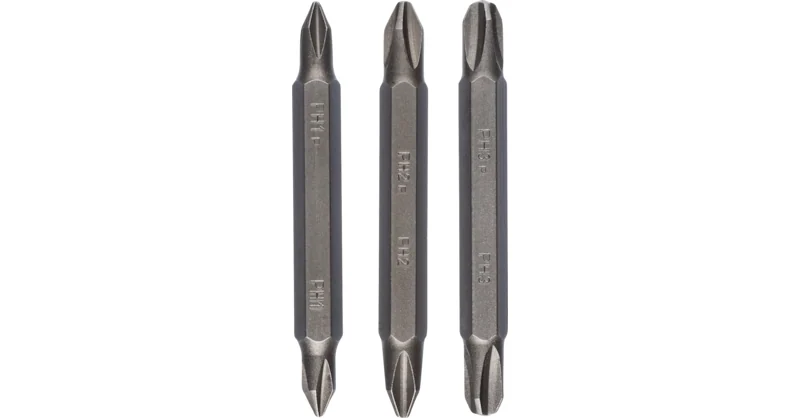بوش Double Ended Screwdriver Bit Set 3 Pieces (PH, PH) طقم لقمة مفك مزدوجة — Double Ended Screwdriver Bit Set 3 Pieces (PH, PH)