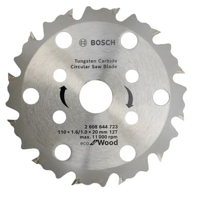 بوش Eco for Wood CoolteQ Circular Saw Blade, 1x110 mm شفرة منشار دائري — Eco for Wood CoolteQ Circular Saw Blade, 1x110 mm