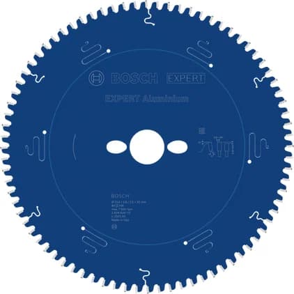 بوش EXPERT Aluminium Circular Saw Blade, 254 x 2.8/2 x 30 mm, T80 شفرة منشار دائري — EXPERT Aluminium Circular Saw Blade, 254 x 2.8/2 x 30 mm, T80