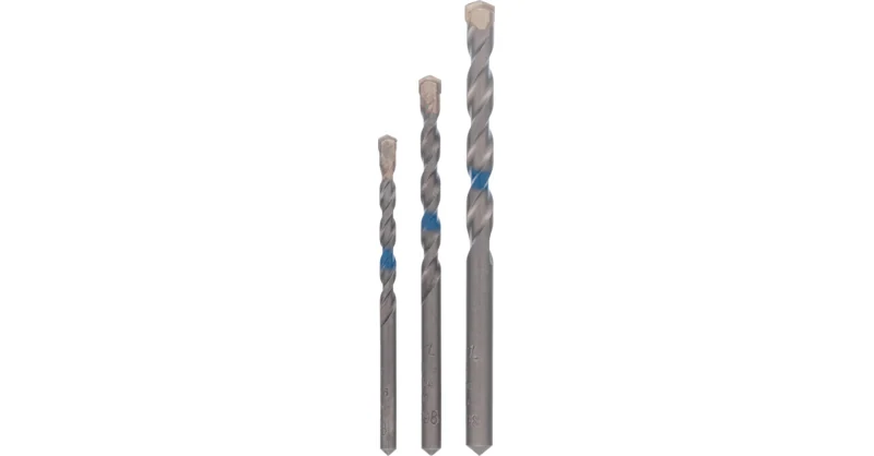 بوش Concrete Drill Bit manufactured to ISO 5468 3 Pieces ريشة حفر خرسانة — Concrete Drill Bit manufactured to ISO 5468 3 Pieces