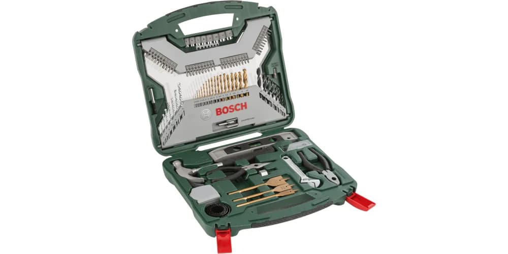 بوش X-Line Drill- and Screwdriver Bit Set TiN-coated 103 pieces طقم ريش حفر ومفكات X-Line مطلية TiN، 103 قطعة — X-Line Drill- and Screwdriver Bit Set TiN-coated 103 pieces