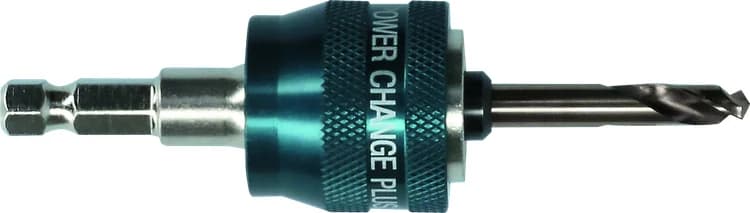 بوش EXPERT Power Change Plus Arbor with Pilot Drill ساق سداسي 8.7 mm HSS-Co 7.15 x 25 x 65 mm — EXPERT Power Change Plus Arbor with Pilot Drill, Hex Shank 8.7 mm, HSS-Co, 7.15 x 25 x 65 mm