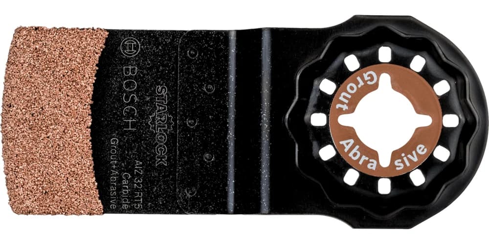 بوش Starlock AIZ 32 RT5 Carbide-RIFF Plunge Cutting Saw Blade شفرة منشار قطع غاطس كربيد — Starlock AIZ 32 RT5 Carbide-RIFF Plunge Cutting Saw Blade