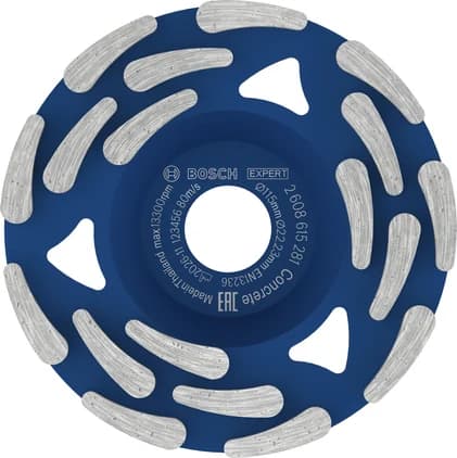 بوش EXPERT Concrete Diamond Grinding Head, 115 x 22.23 x 5 mm رأس تجليخ — EXPERT Concrete Diamond Grinding Head, 115 x 22.23 x 5 mm