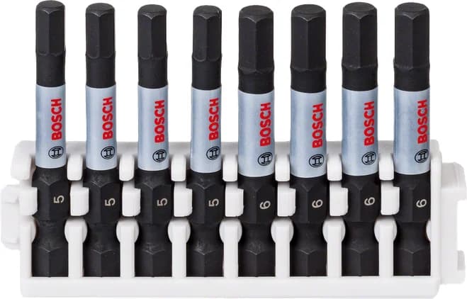 بوش Impact Control Power Bit pack, 8-piece 4xH5, 4xH6 طقم لقمة — Impact Control Power Bit pack, 8-piece 4xH5, 4xH6