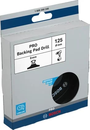 بوش Backing Pad, 125 x 8 mm قاعدة دعم — Backing Pad, 125 x 8 mm