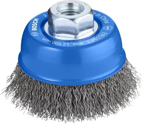 بوش Metal clean Cup Brush, 70 x 0.3 mm, Thread فرشاة معادن كأسية — Metal clean Cup Brush, 70 x 0.3 mm, Thread