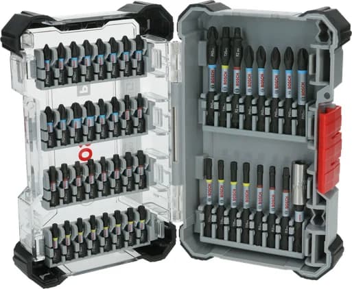 بوش Impact Screwdriver Bit Set, 48 pcs 6949509242709 طقم رؤوس مفكات صدمية — Impact Screwdriver Bit Set, 48 pcs 6949509242709
