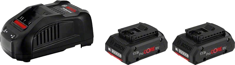 بوش 2 x ProCORE18V 4.0Ah + GAL 1880 CV — 2 x ProCORE18V 4.0Ah + GAL 1880 CV