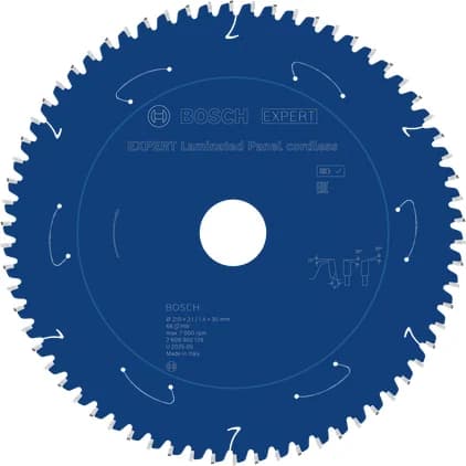 بوش EXPERT Laminated Panel cordless Circular Saw Blade, 210 x 2.1/1.4 x 30 mm, T66 شفرة منشار دائري — EXPERT Laminated Panel cordless Circular Saw Blade, 210 x 2.1/1.4 x 30 mm, T66