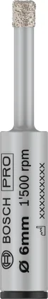 بوش Ceramic dry Drill Bit, 6 x 33 x 13 mm لقمة ثقب جاف سيراميك — Ceramic dry Drill Bit, 6 x 33 x 13 mm