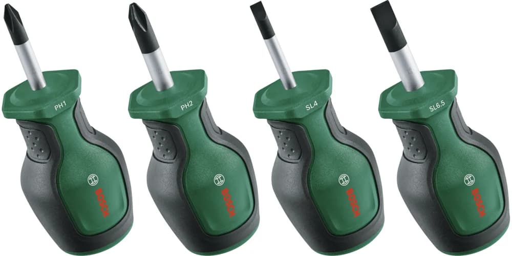 بوش Stubby Screwdriver Set 4-Piece — Stubby Screwdriver Set 4-Piece