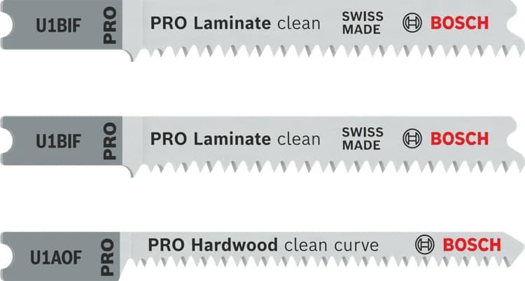 بوش Laminate Set, U-Shank, 3 pcs طقم شفرات — Laminate Set, U-Shank, 3 pcs