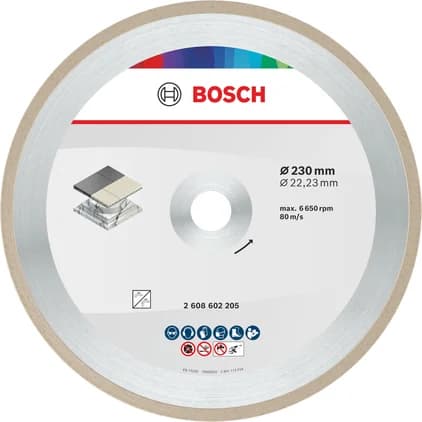 بوش Ceramic Cutting Disc, 230 x 7 mm, Bore 22.23 mm قرص قطع سيراميك — Ceramic Cutting Disc, 230 x 7 mm, Bore 22.23 mm