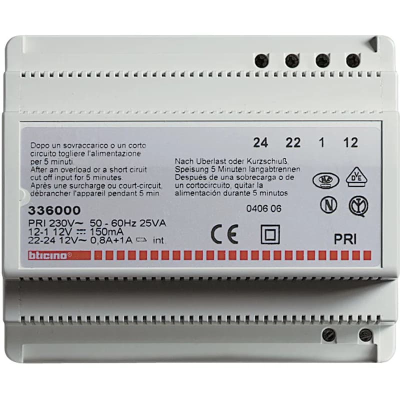 BTicino 336000 BTicino Wiring Devices and Civil Series