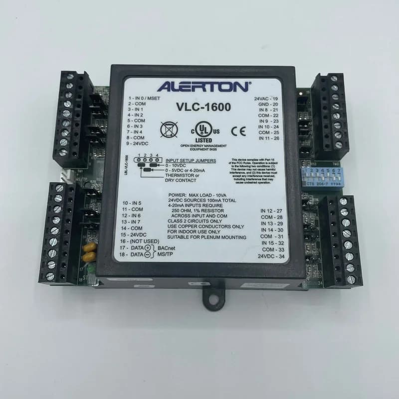 Alerton VLC-1600 وحدات تحكم أتمتة المباني
