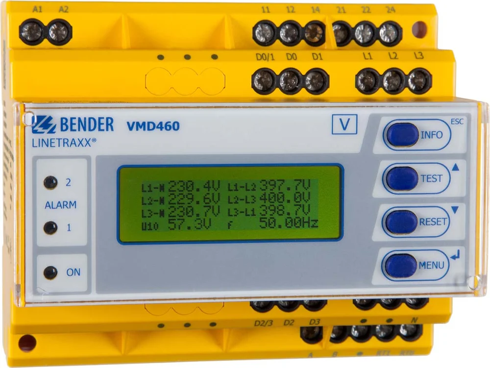 Bender VMD460-NA-D-2 جهاز مراقبة السلامة الكهربائية