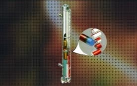 Cesare Bonetti Bicolour Glass Level Gauge