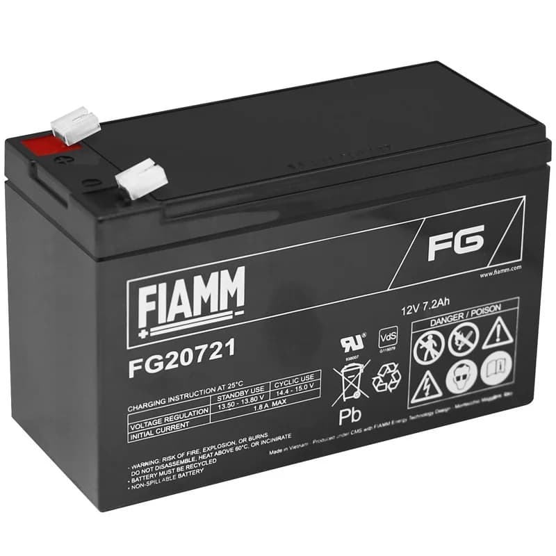 Fiamm FG20721 بطاريات رصاص حمضية محكمة الإغلاق