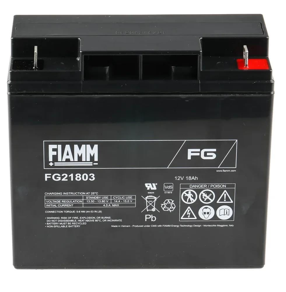 Fiamm FG21803 بطاريات رصاص حمضية محكمة الإغلاق