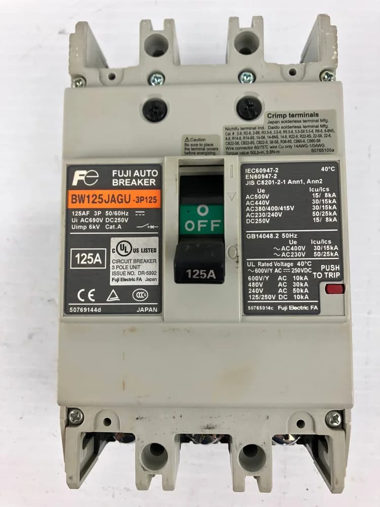 Fuji Electric BW125JAGU-3P080SB