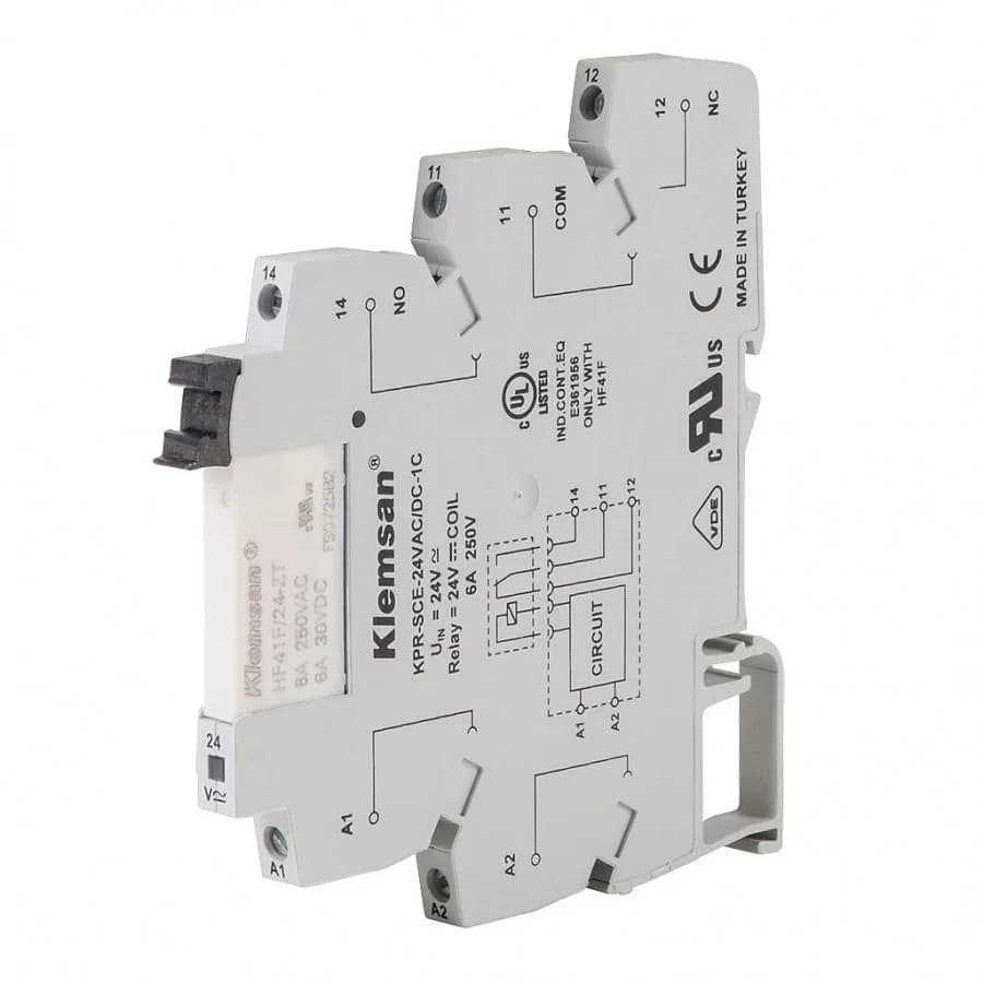 Klemsan KPR-SCE-24VACDC-1 كتل توصيل ومقابس مرحلات