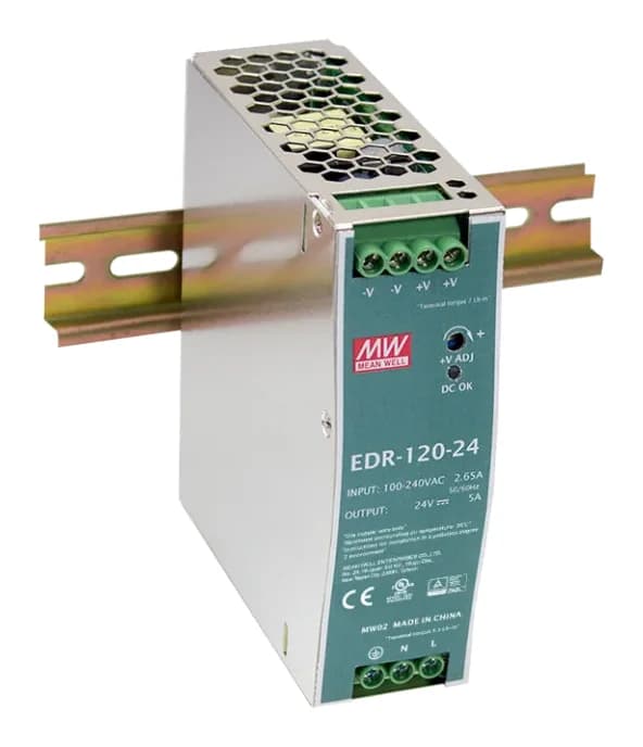 Mean Well EDR-75-12 MEAN WELL DIN-Rail Power Supplies — EDR-75-12