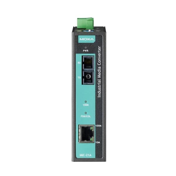 Moxa IMC-21A-M-SC محول شبكات صناعي