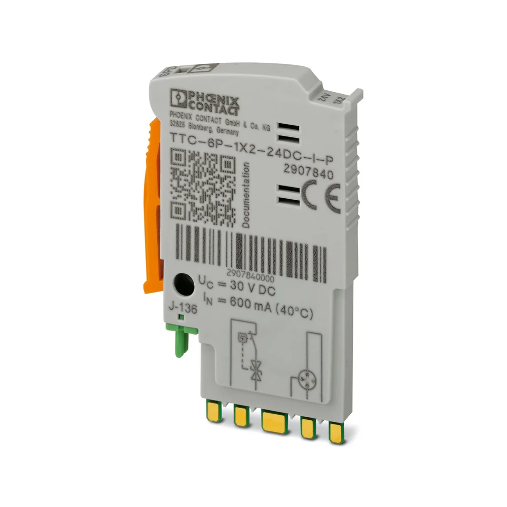 Phoenix Contact Surge Protection PLUG TTC-6P-1X2-12DC-I-P — PLUG TTC-6P-1X2-12DC-I-P